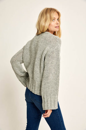 Stewarton Chunky Grey Cardigan