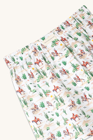 Wild West White Boxer Shorts