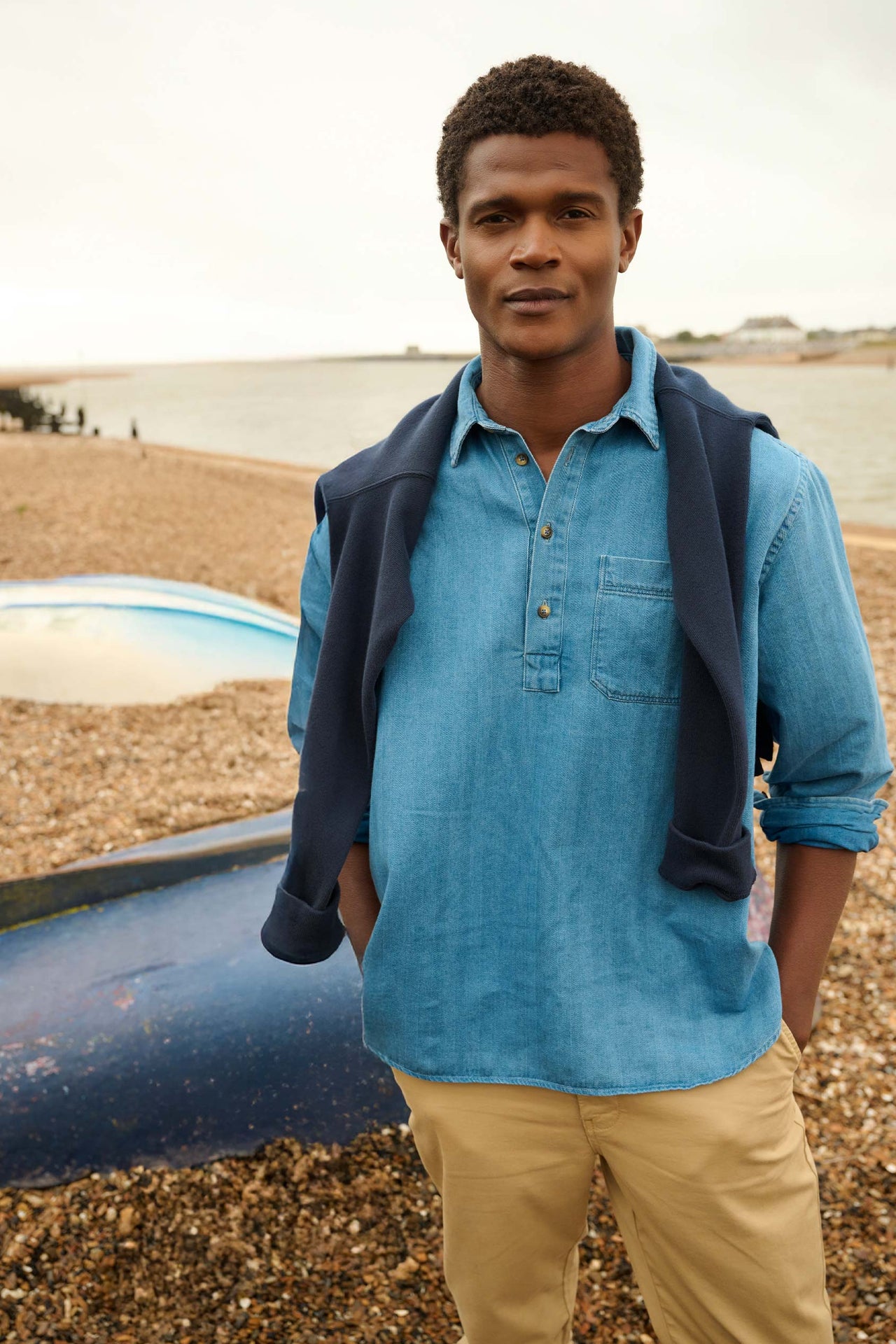 Harrison Herringbone Deckshirt