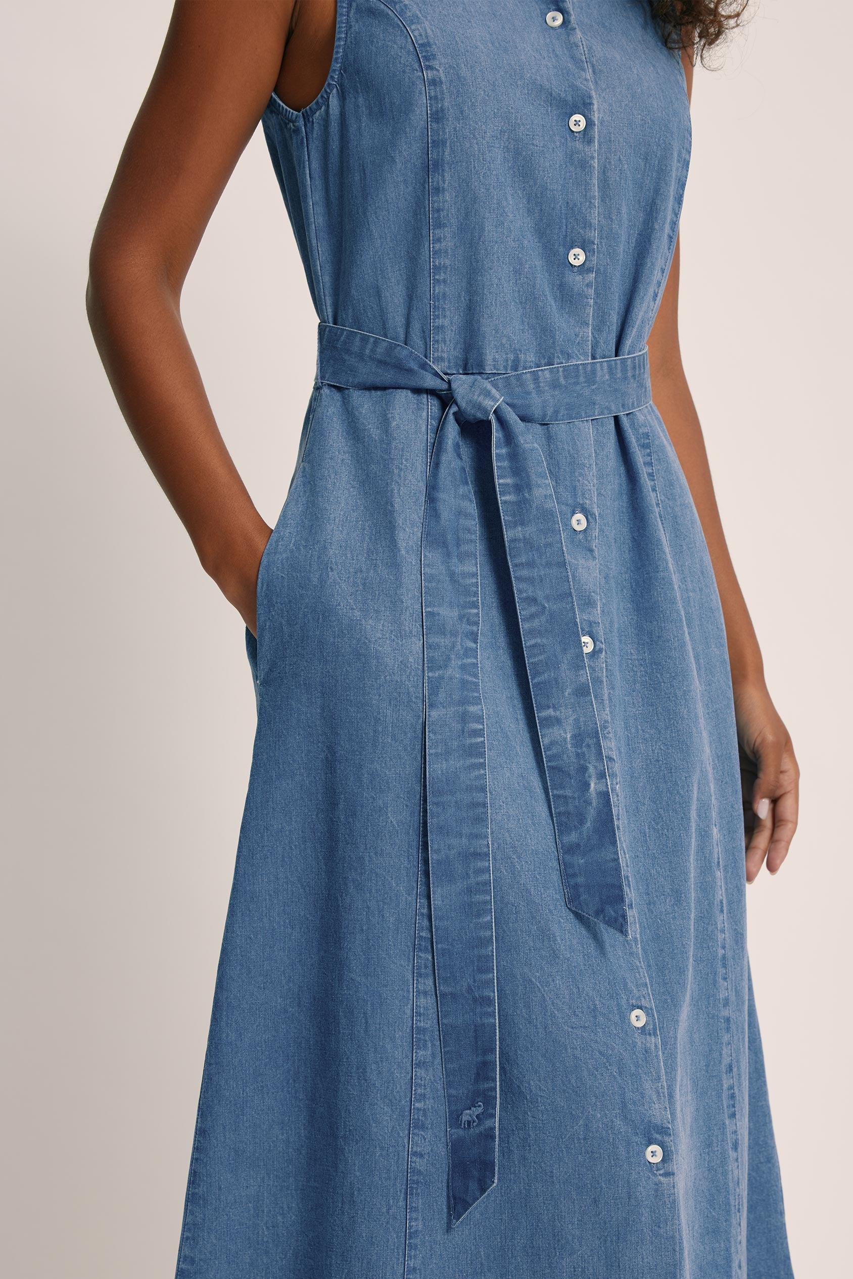 wallis denim dress Indigo Wallis Denim Look Zip Shirt Dress