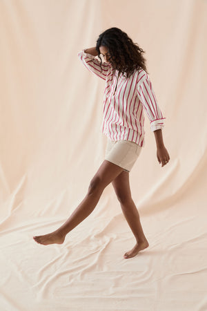 Falmer Painted Stripe Popover Top