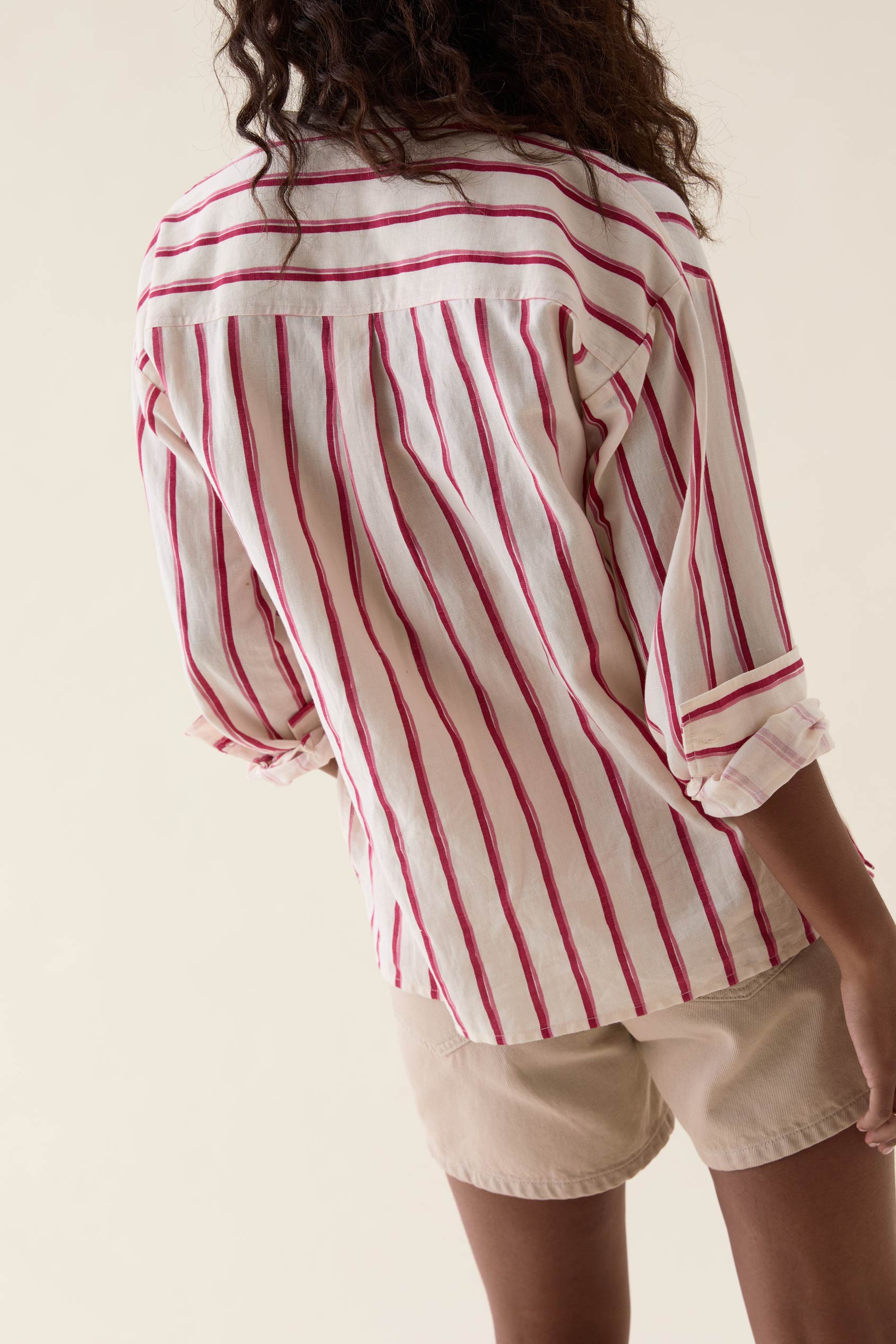 Falmer Painted Stripe Popover Top