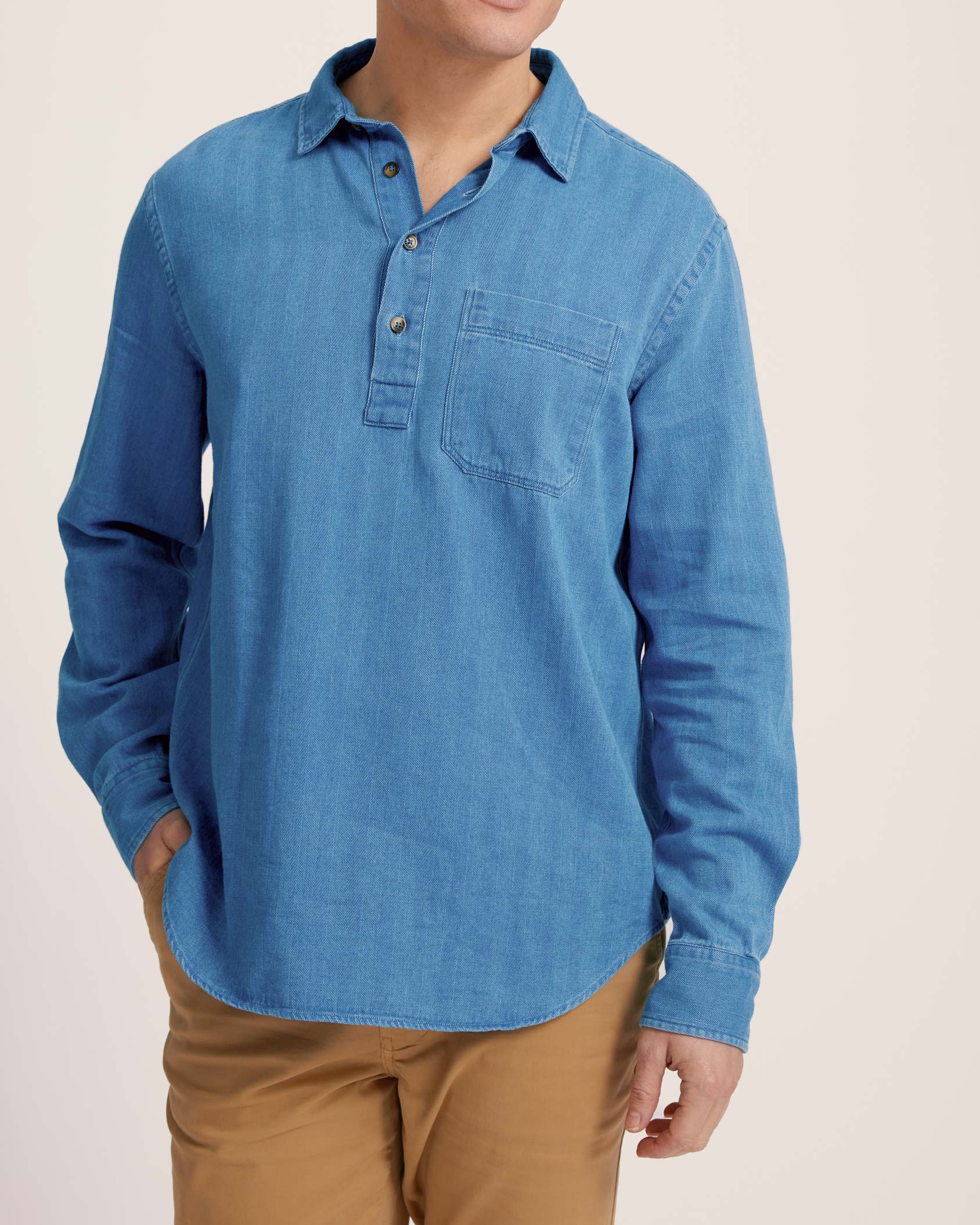 Harrison Herringbone Deckshirt