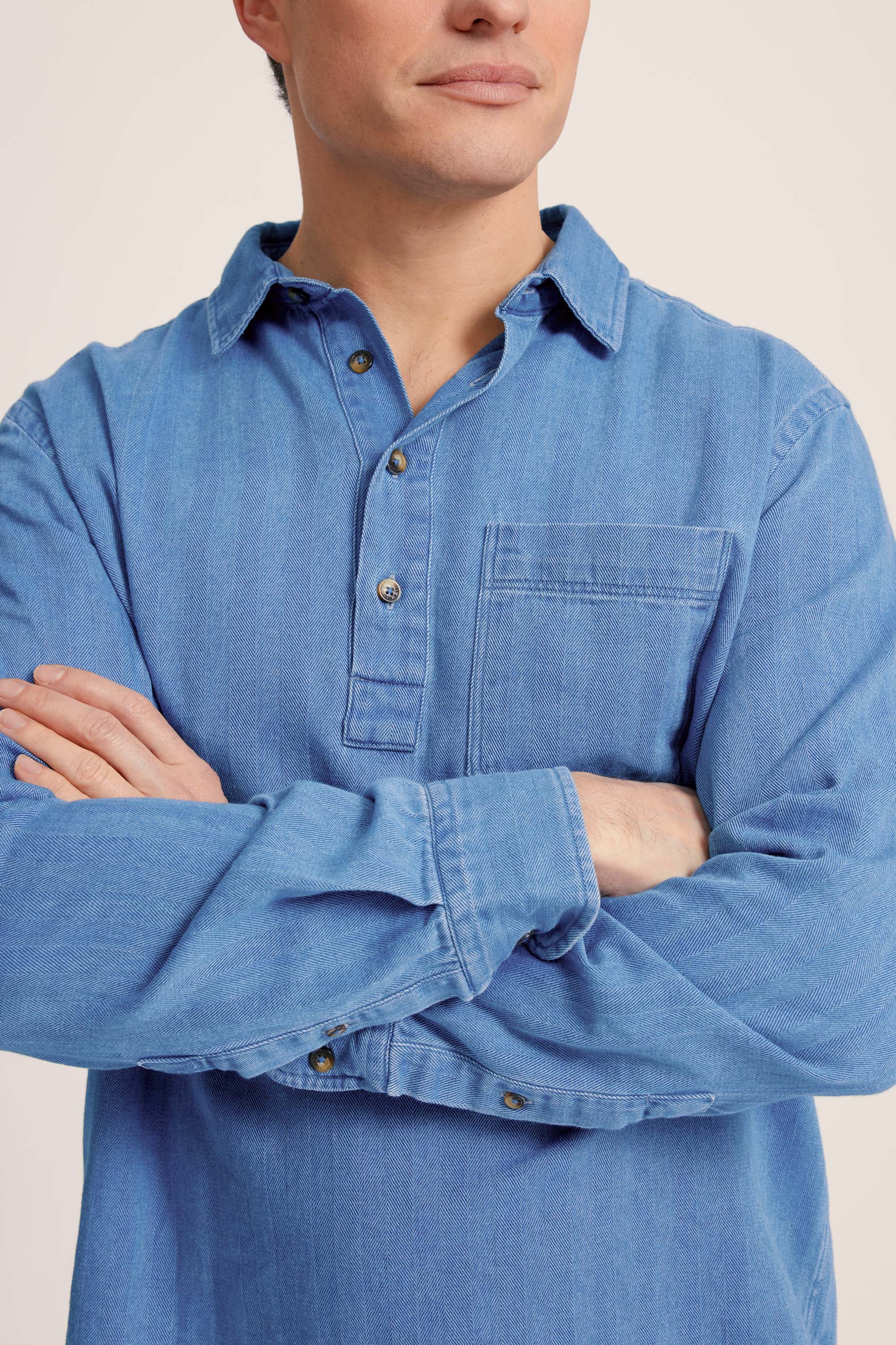 Harrison Herringbone Deckshirt