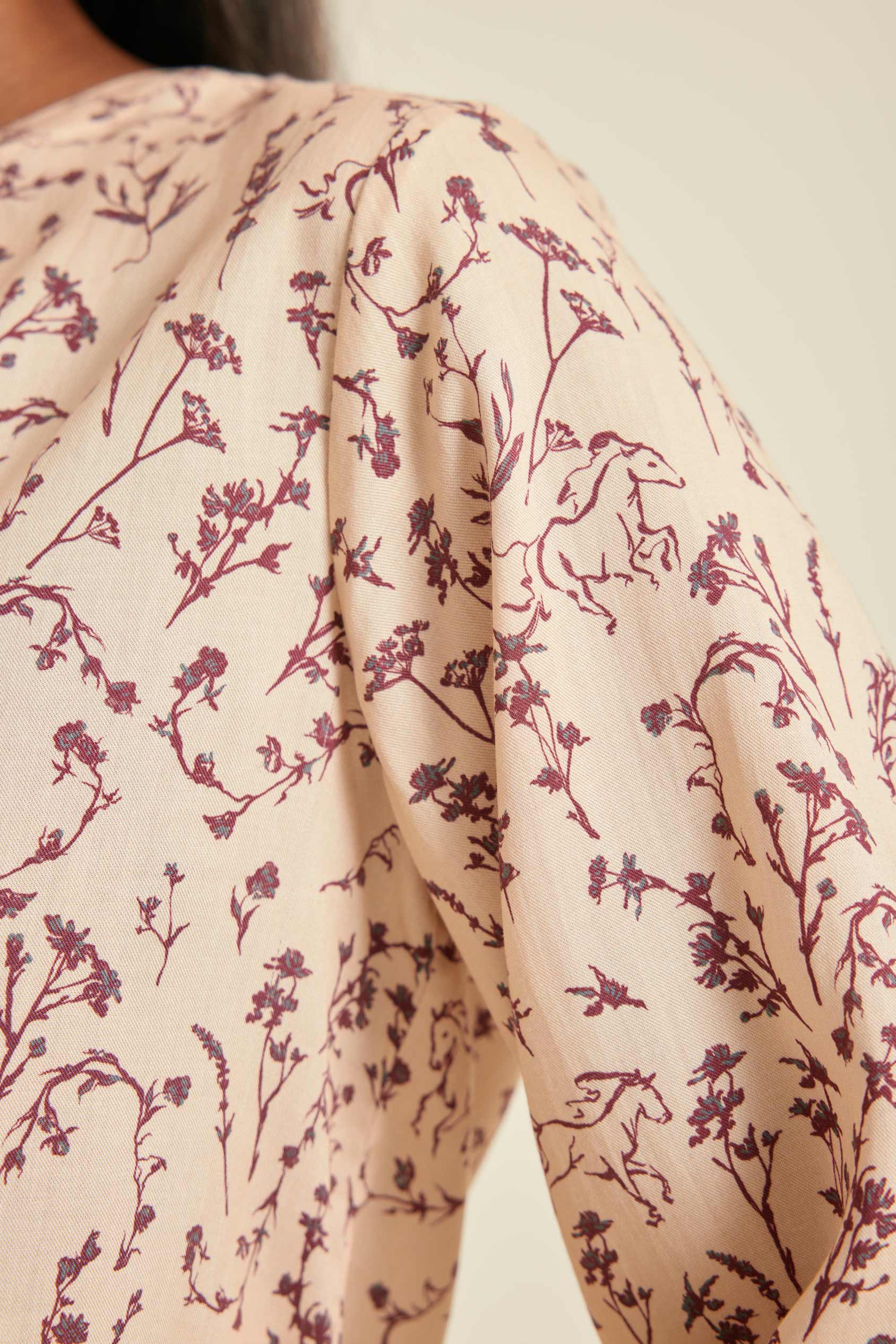 Iverna Printed Blouse