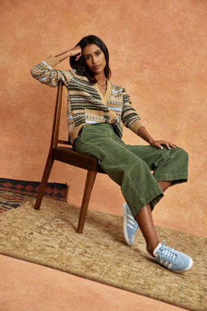 Chartham Khaki Cord Trousers