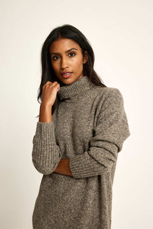 Tatworth Fawn Knitted Dress