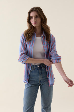 Slyfield Multi Stripe Linen Shirt