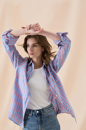 Slyfield Multi Stripe Linen Shirt