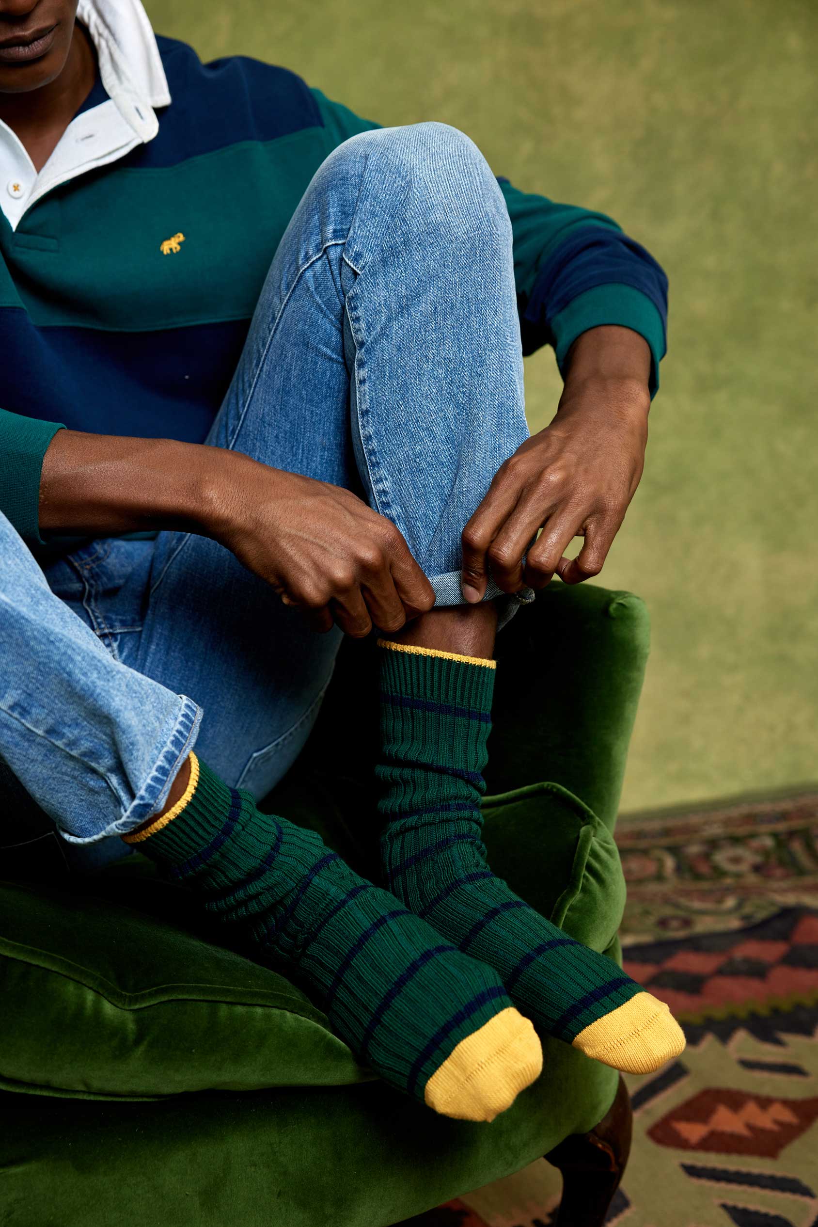 Johnstone Stripe Rugby Socks