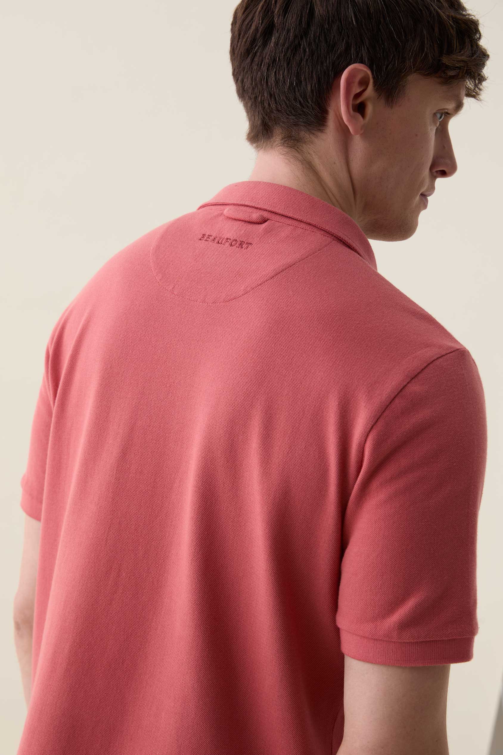 Morley Faded Coral Polo