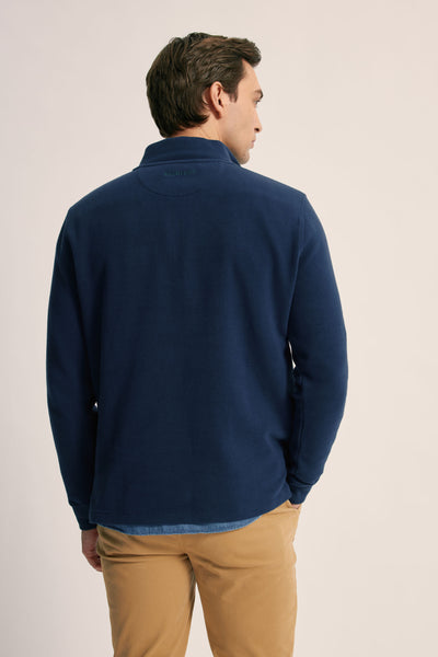 Men's Talbot Rib Sweater in Navy Beaufort & Blake