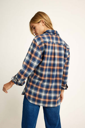 Smithton Navy Check Shirt