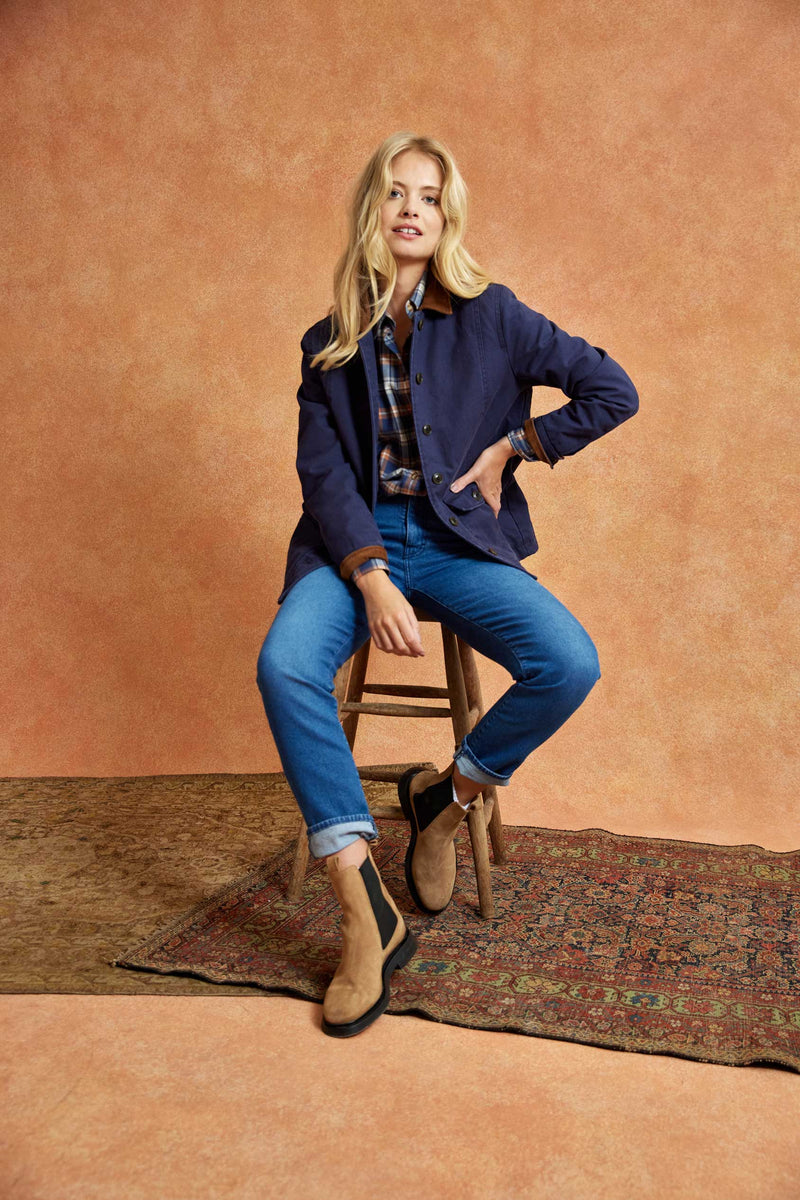 Thurso Navy Barn Coat