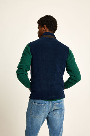 Balmedie Navy Moleskin Gilet