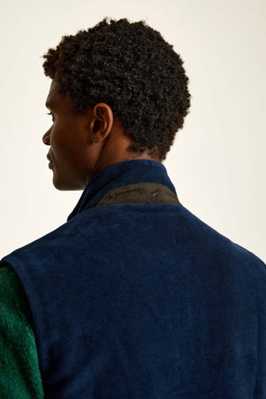Balmedie Navy Moleskin Gilet