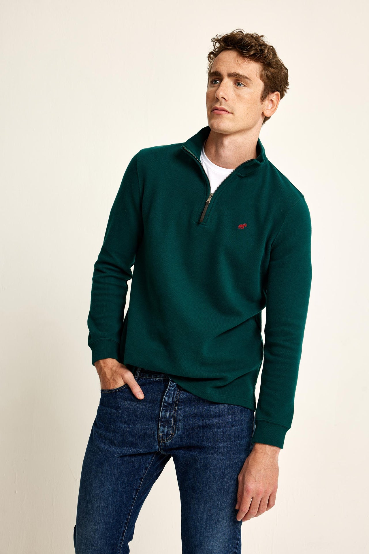 Frampton Pine Half Zip Sweat