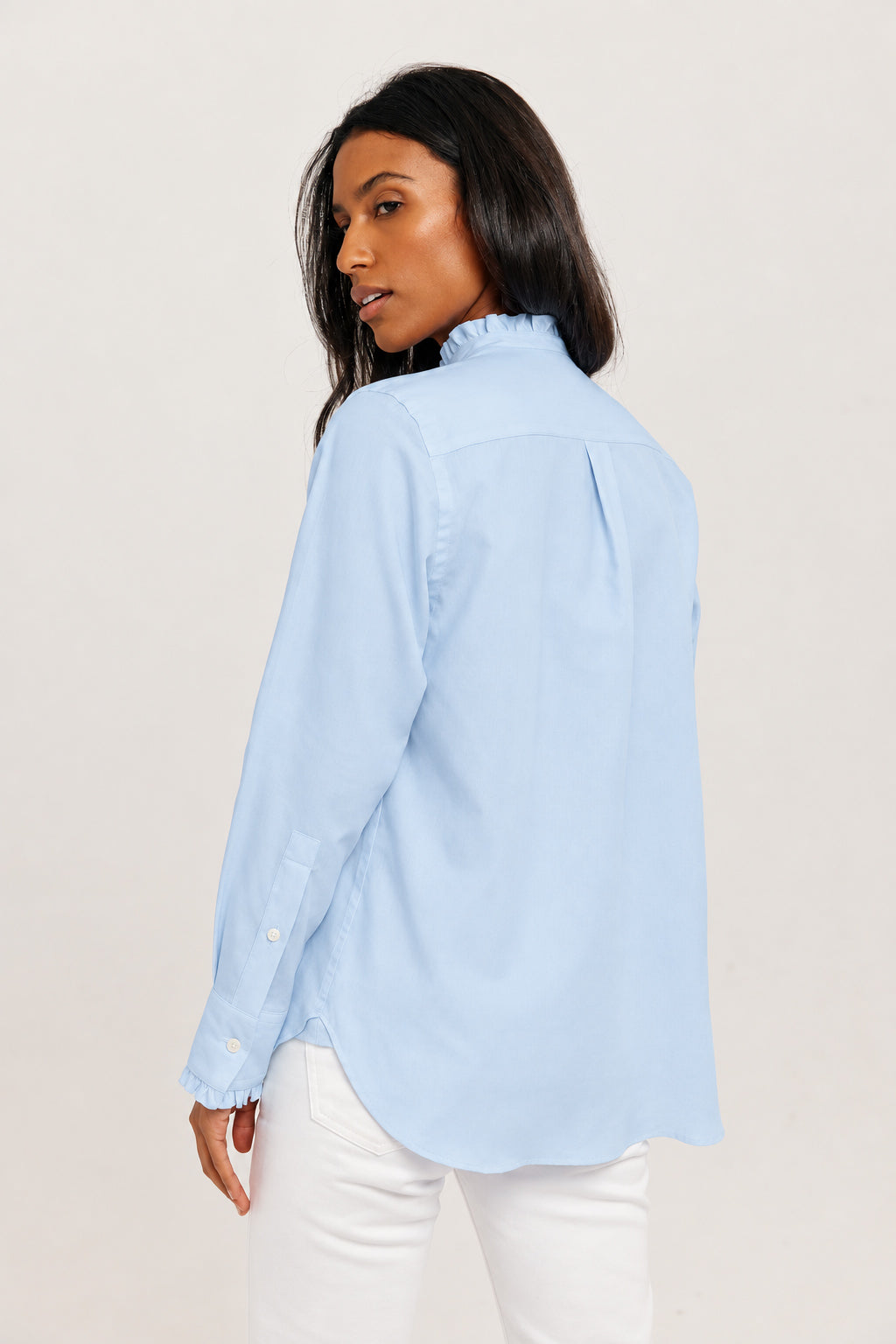 Rowling Blue Ruffle Shirt