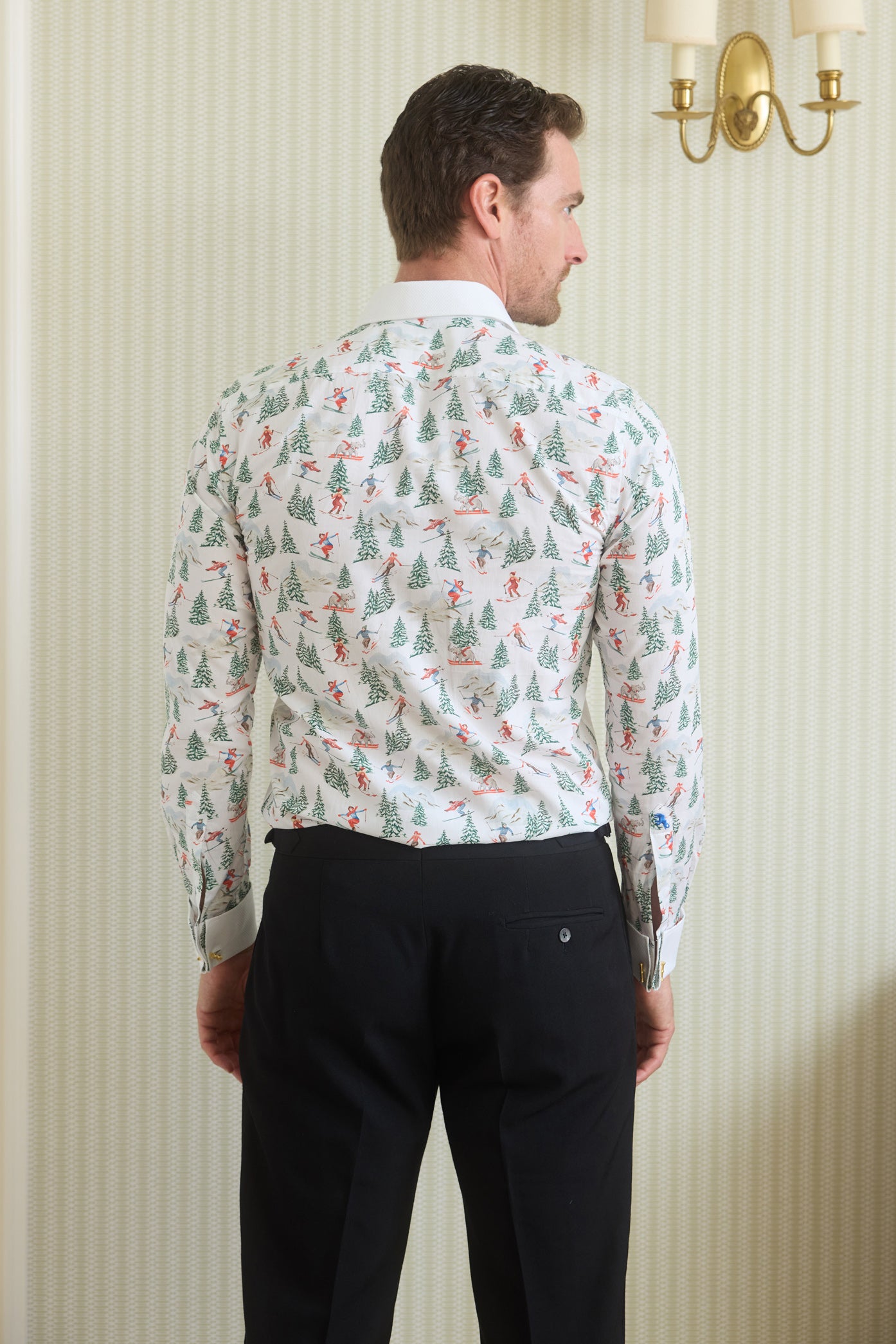 Alpine Skiing Dress Shirt
