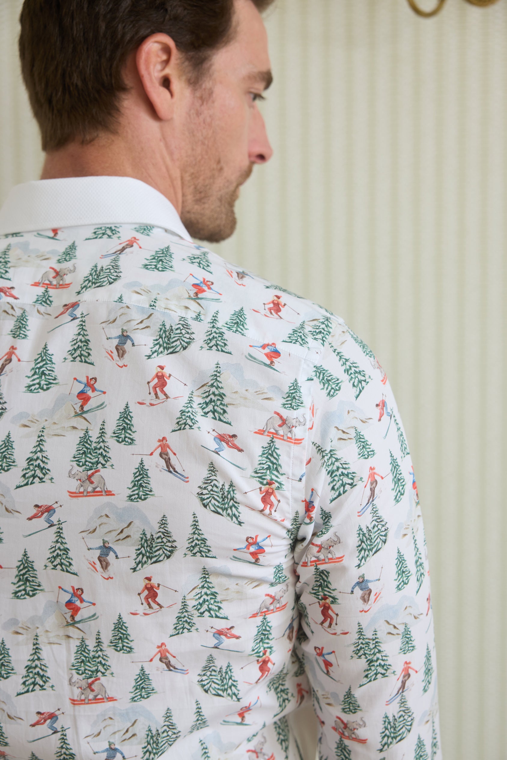 Alpine Skiing Dress Shirt