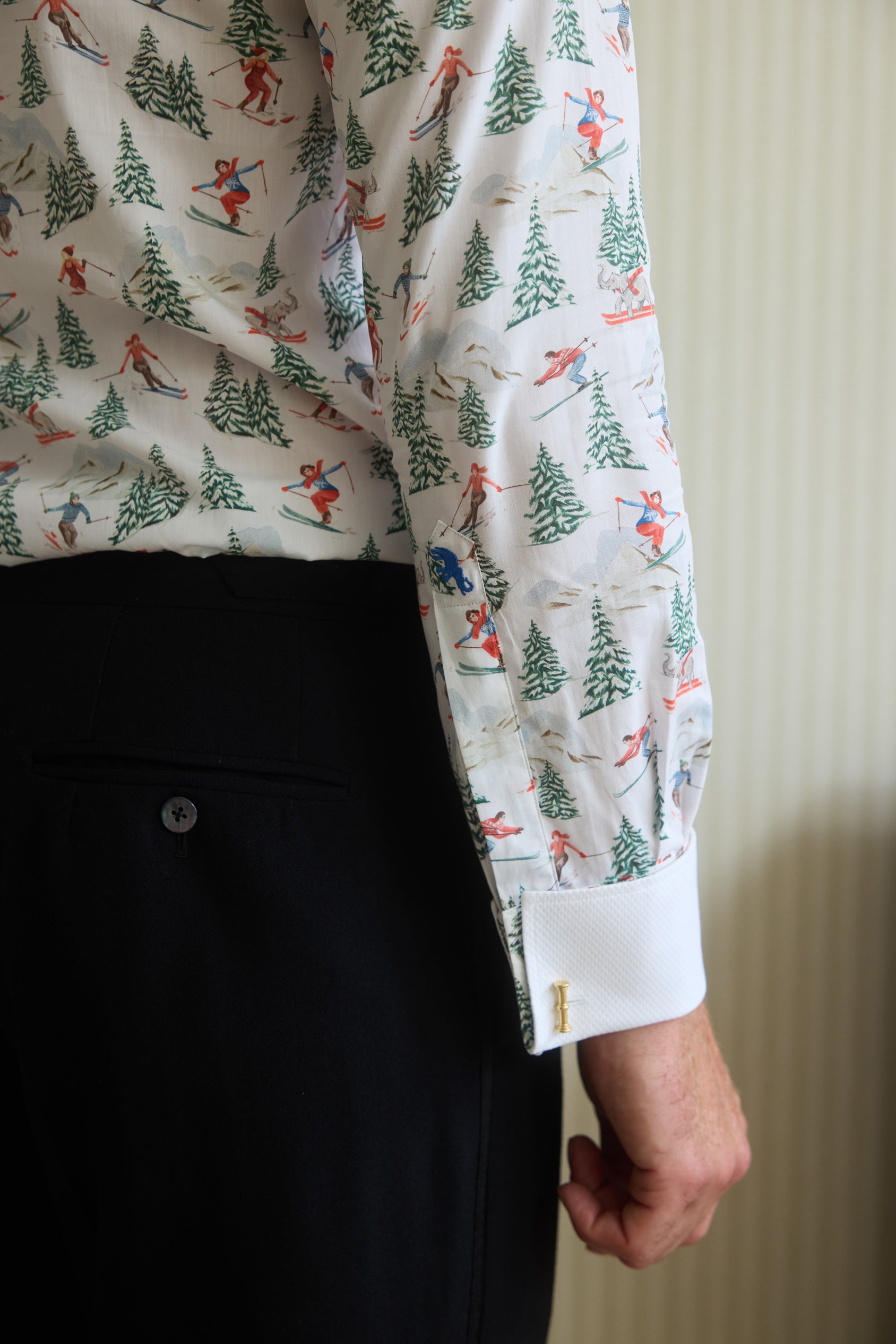 Alpine Skiing Dress Shirt