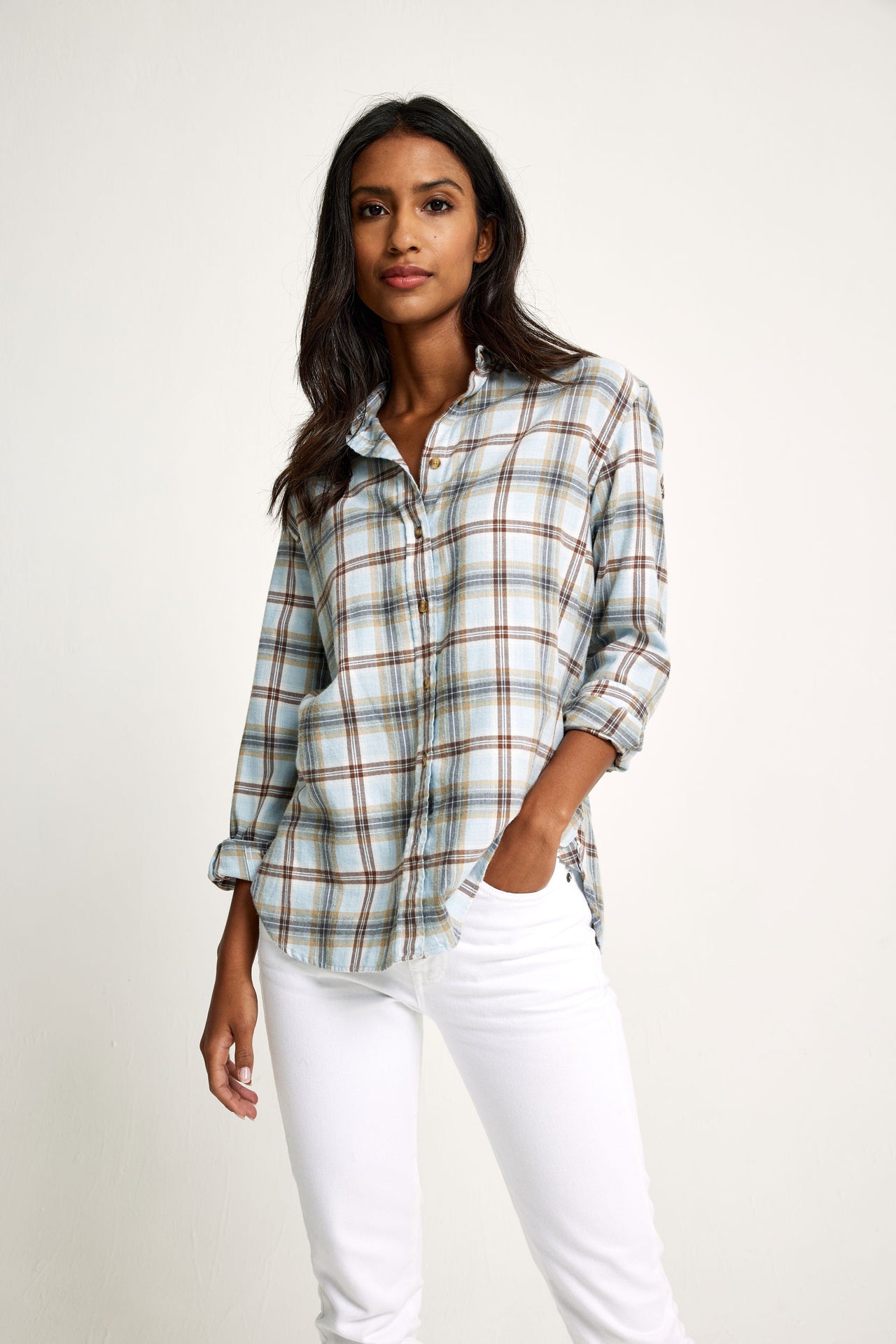 Stromness Sky Check Shirt