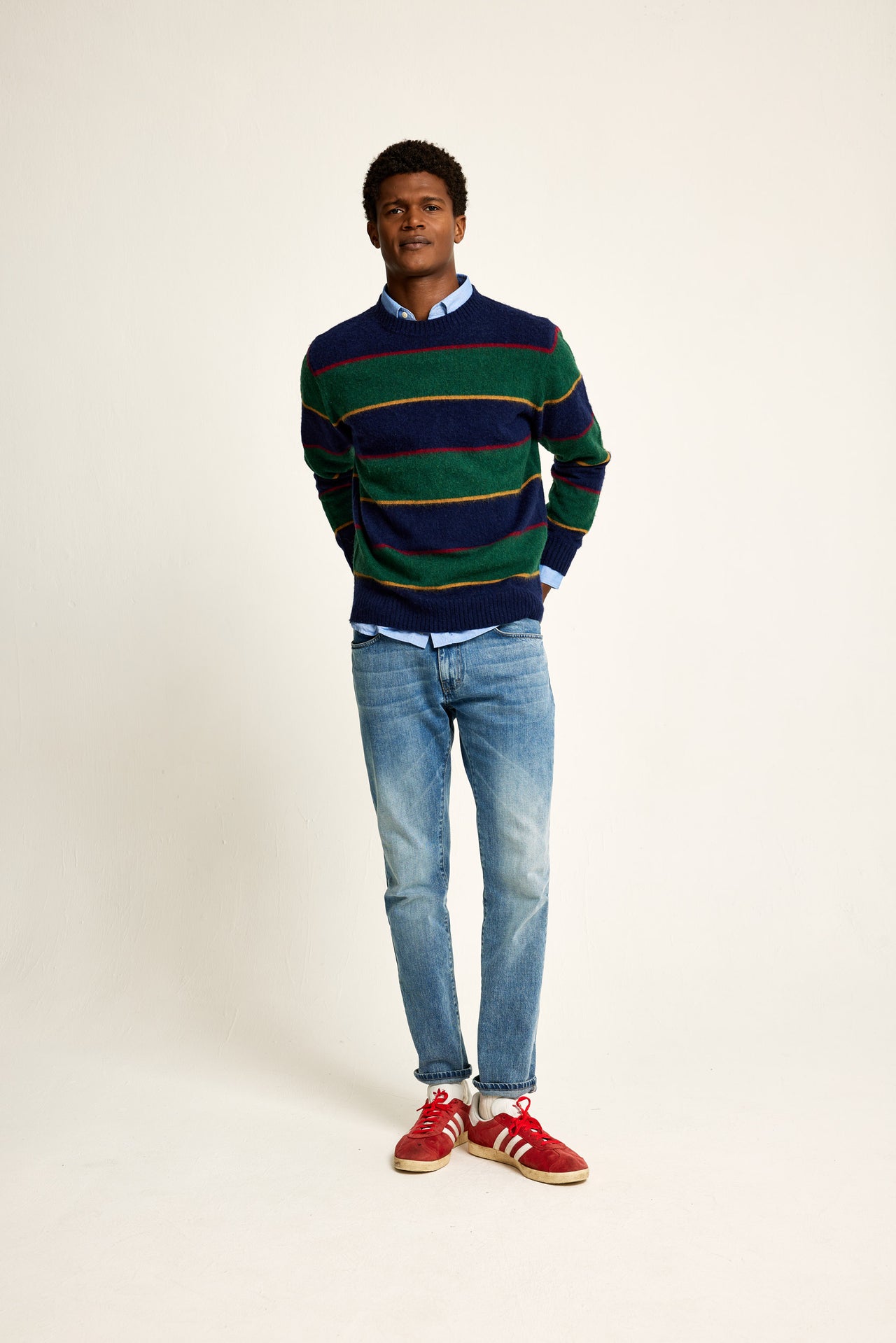 Chirnside Brushed Multi Stripe Jumper