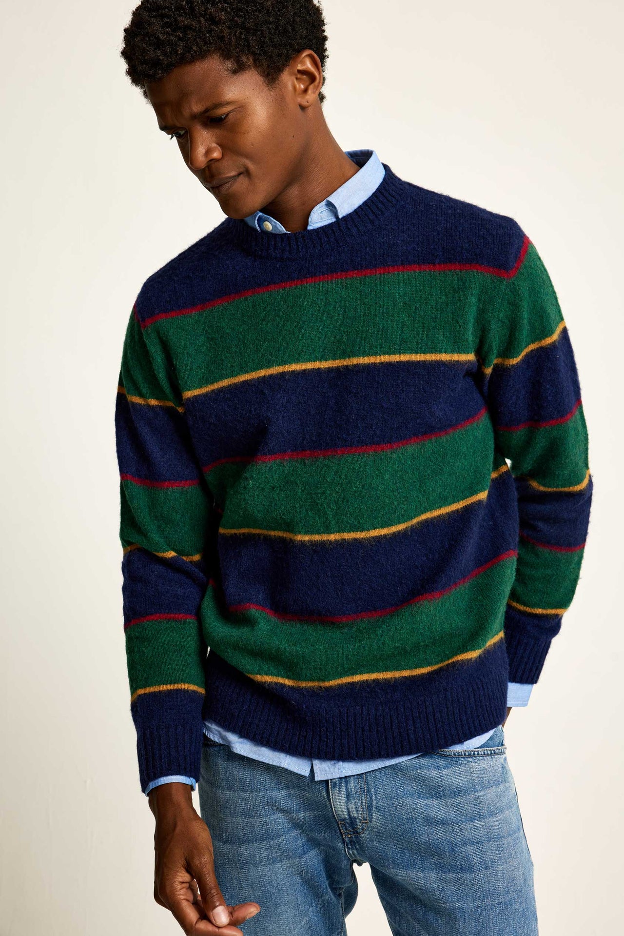 Chirnside Brushed Multi Stripe Jumper