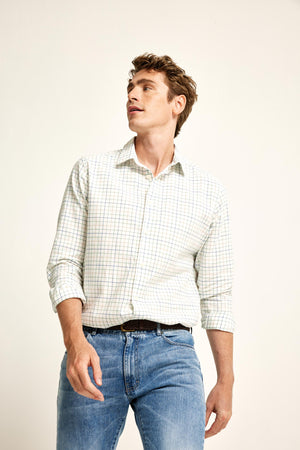 Lerwick Sage Tattersall Shirt