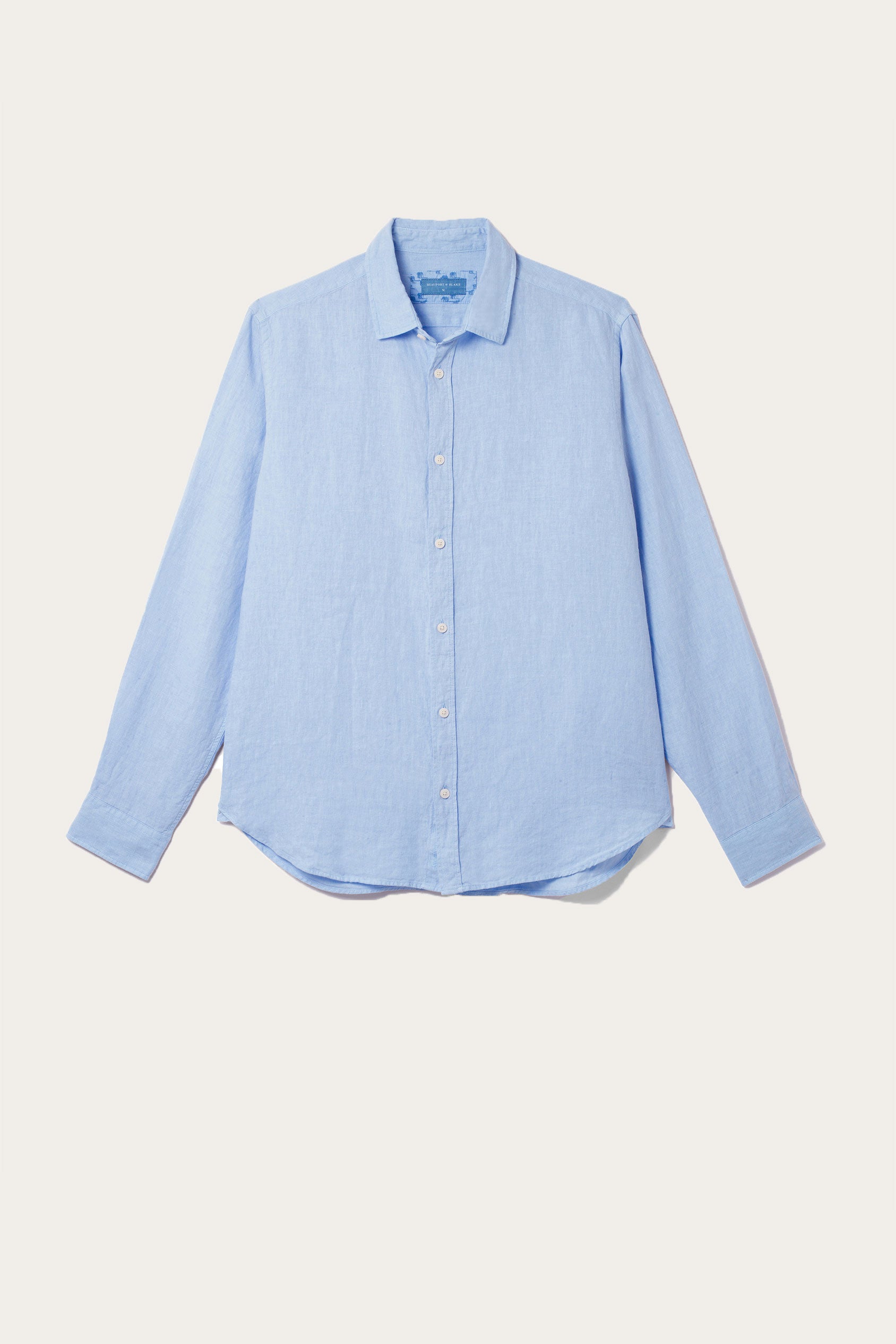 Upton Sky Garment Dye Linen Shirt