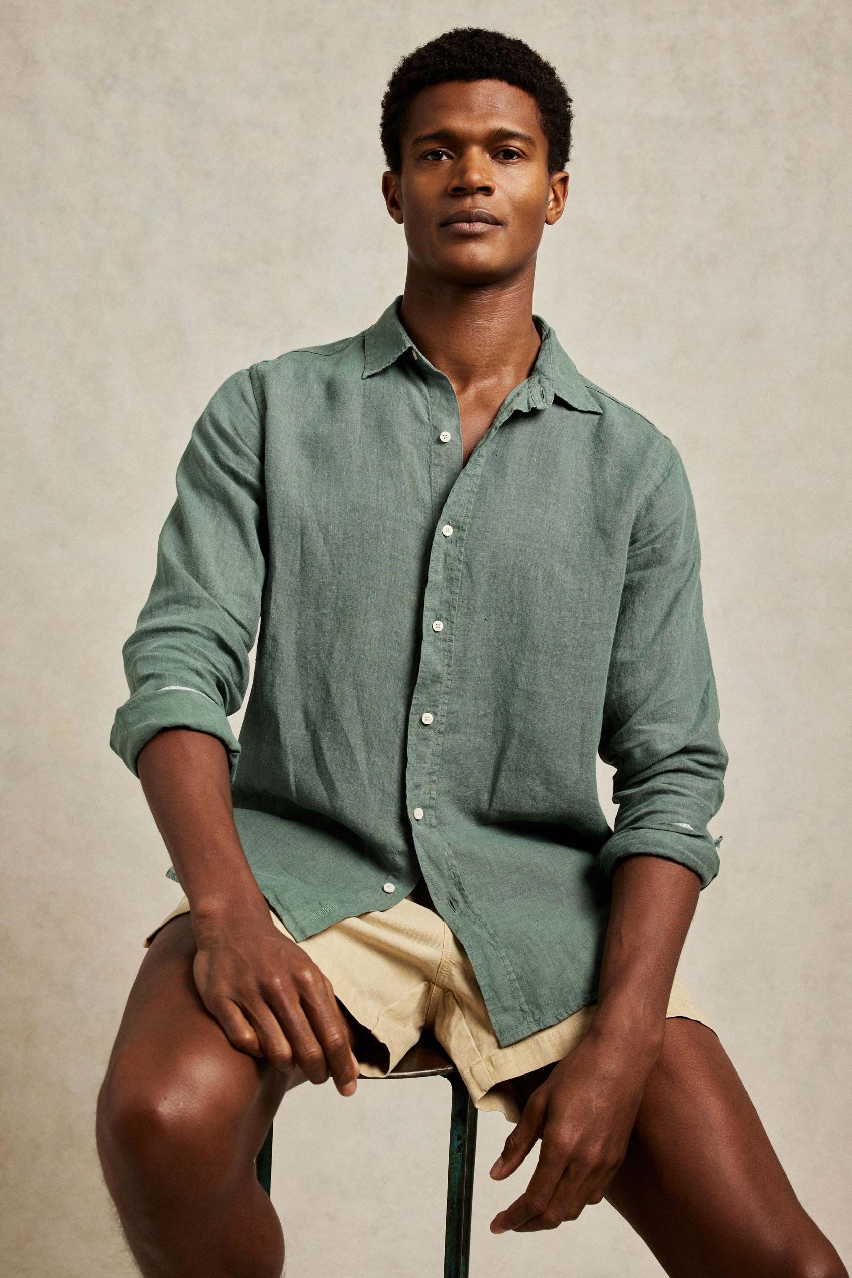 Linen cotton dress shirt shop