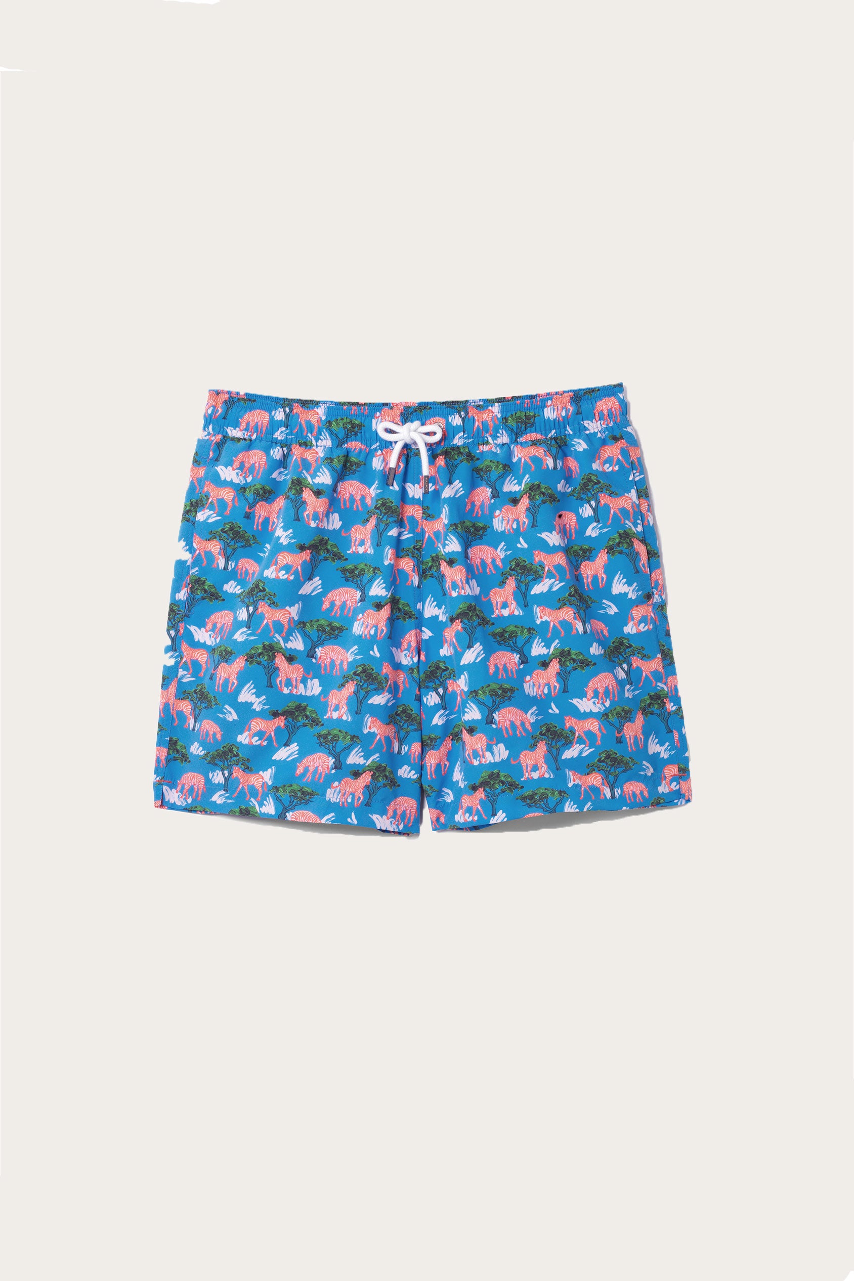 Mountain Zebra Cobalt Swim Shorts