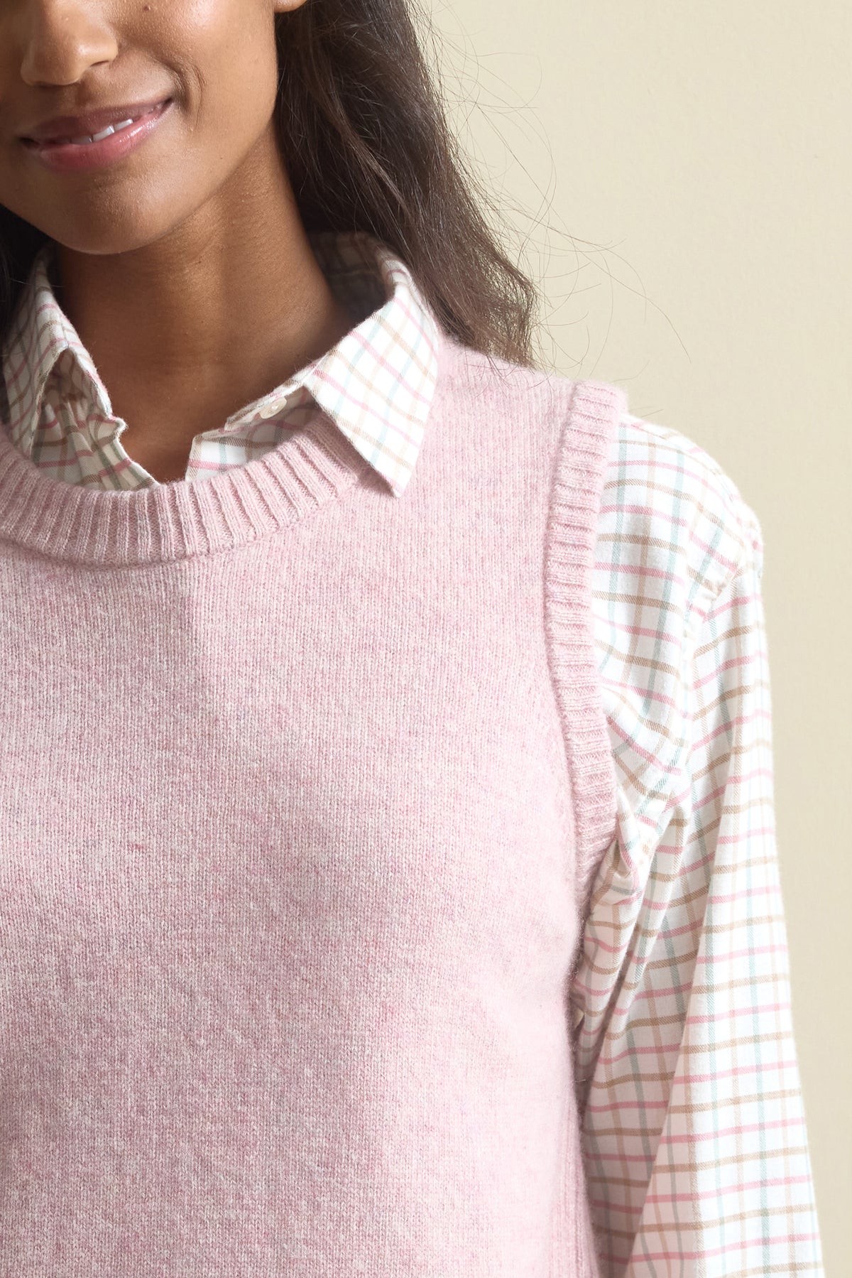 Hartley Pink Knitted Vest