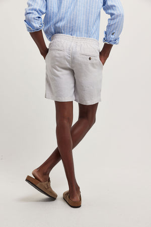 Belstone Ecru Linen Shorts