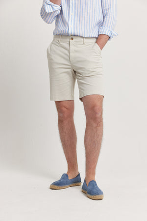 Brading Light Stone Chino Shorts