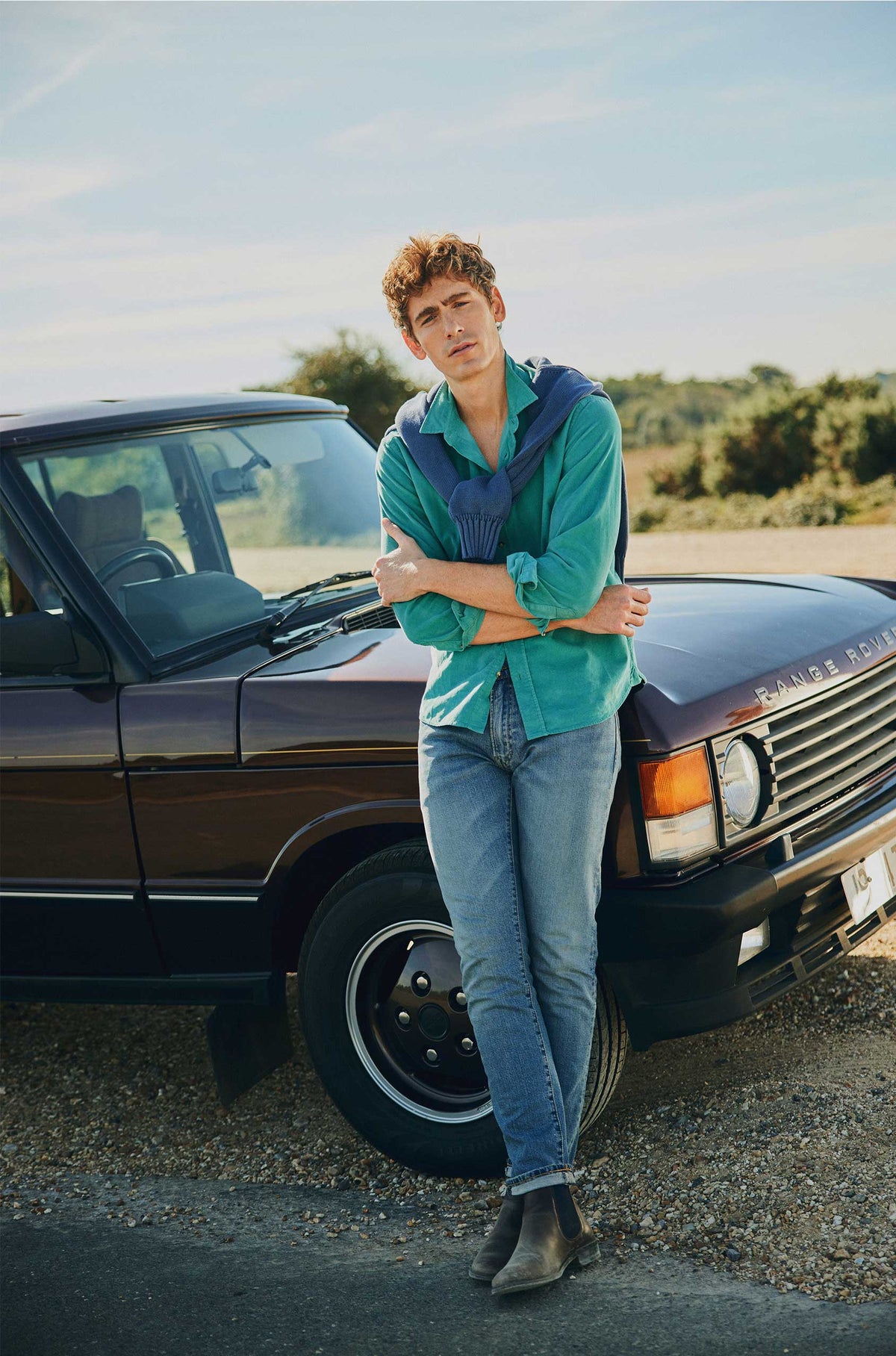 Wyck Green Classic Cord Shirt