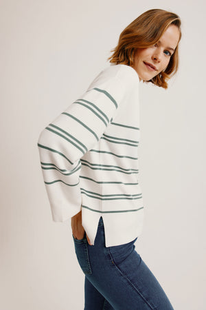 Northleigh Khaki Stripe Jumper