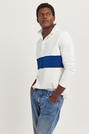 Morie Chest Stripe Rugby Sweat