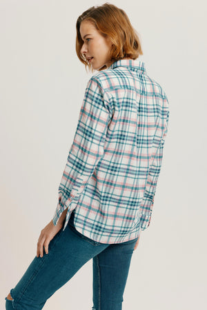 Feniton Cotton Linen Multi Check Shirt
